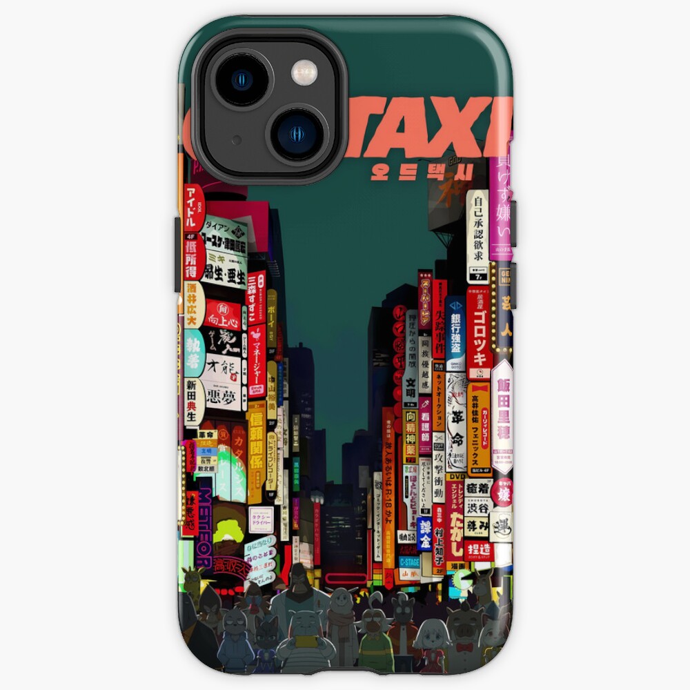 Odd Taxi The Street At Night Iphone Case