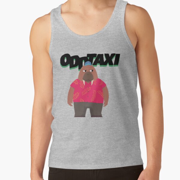 Odd Taxi Episode 4 Key Visual White Tank Top - Image 4