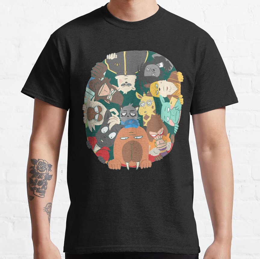 Odd Taxi All Characters Design T-shirt