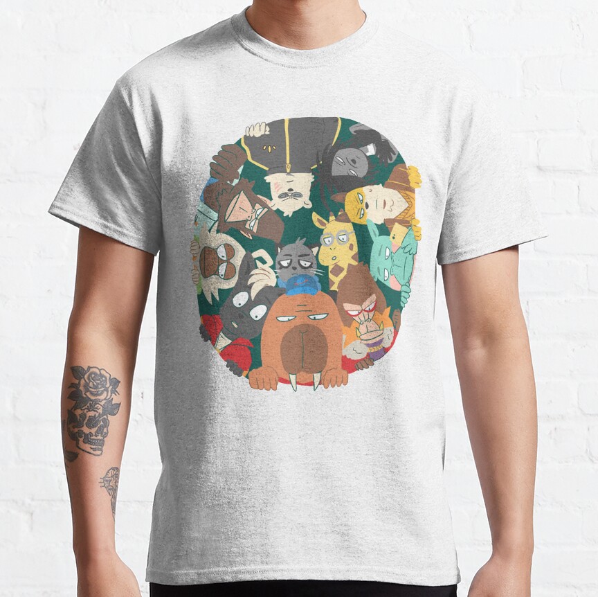 Odd Taxi All Characters Design T-shirt - Image 2