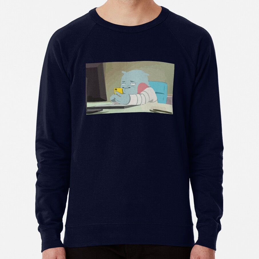 Odd Taxi Kabasawa Character White Sweatshirt - Image 6