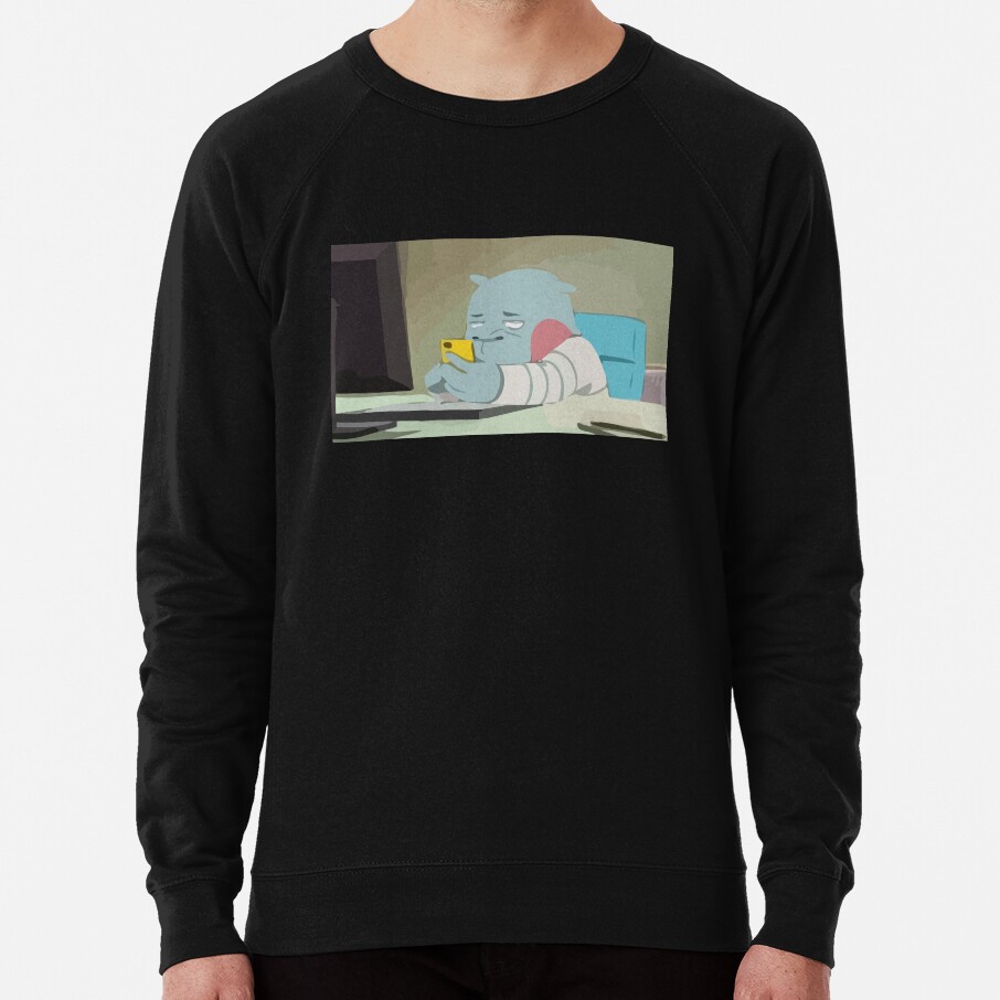 Odd Taxi Kabasawa Character White Sweatshirt - Image 2