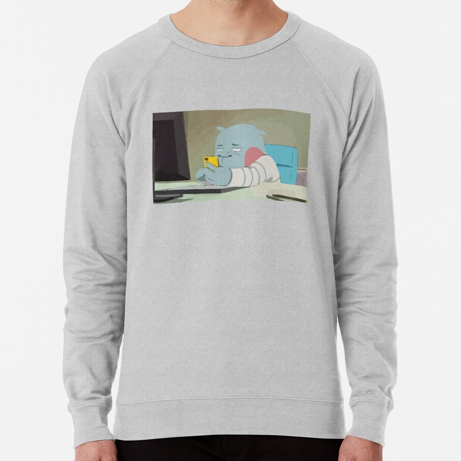 Odd Taxi Kabasawa Character White Sweatshirt - Image 5