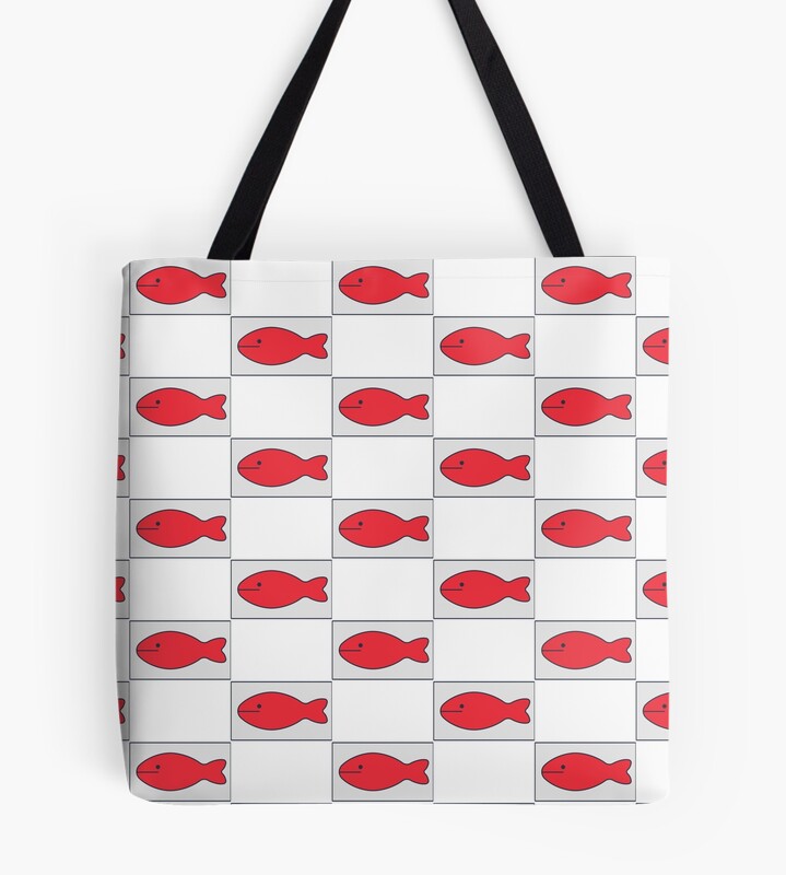 Odd Taxi Odokawa Fish Hat Tote Bag