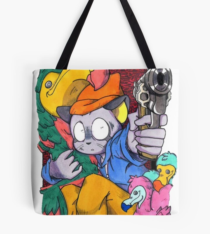 Odd Taxi Hajime Tanaka Holding On Dodos Tote Bag