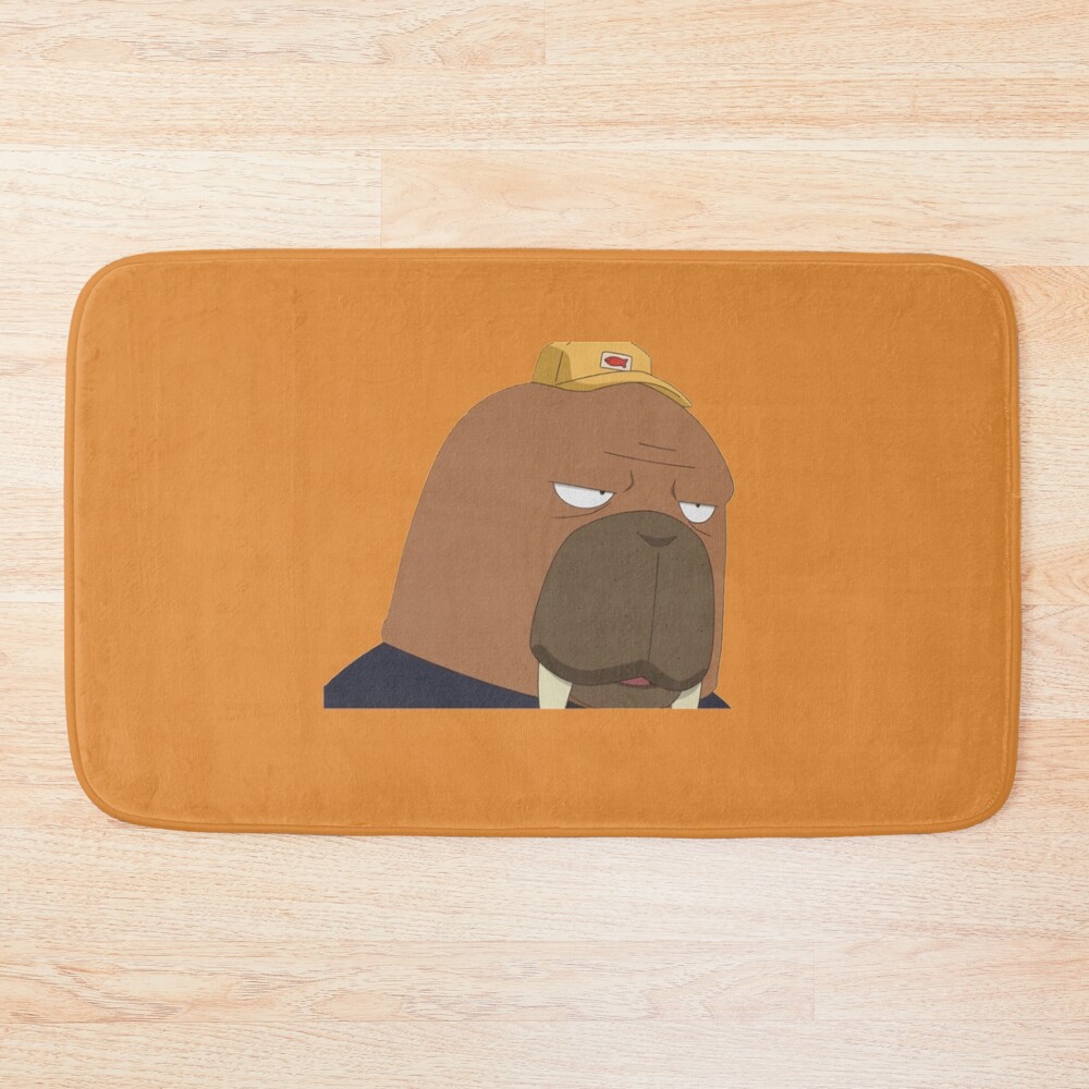 Odokawa And Tiny Hat Odd Taxi Bath Mat