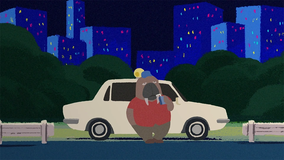 A City Full of People Yet Deeply Lonely - ODD TAXI Store